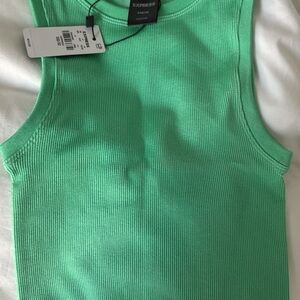 Express Green Sleeveless Top